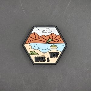 (5/$15) "Life's a Trip" Croc Charm